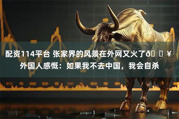 配资114平台 张家界的风景在外网又火了🔥 外国人感慨：如果我不去中国，我会自杀